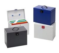 Valise métal pour dossiers suspendus, assorti