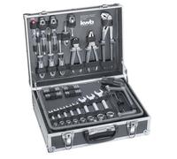 KWB Mallette à outils 375561 – 199 pièces – aluminium robuste, gris