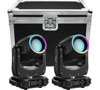 Valise pour compagnie aérienne, cuir de première qualité, 52,5 x 31 x 48 cm, place pour 2 lumières LED Beam Moving Head de 180W, rangement des accessoires, e CE