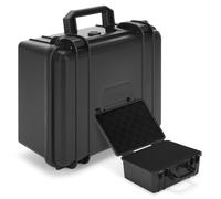 Valise rigide étanche avec rembourrage en mousse, dimensions : 28 x 24 x 12,7 cm, indice de protection IP67