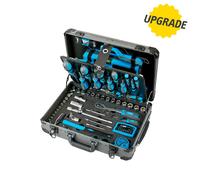 Valise trolley complete avec outils cles inserts 133 pieces Fervi 0110T