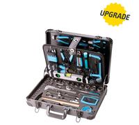 Valise trolley complete avec outils cles inserts 162 pieces Fervi 0105T