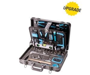Valise trolley complete avec outils cles inserts 162 pieces Fervi 0105T
