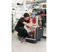VALISE TROLLEY INTEGRE ABS NOIR 128 PCS MOB - 9538128001