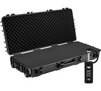 Valise universelle Wiltec 119 x 53 x 21 cm avec serrure, valise de transport étanche avec rembourrage en mousse, valise de protection en PP et fibre de verre