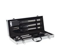Table passion Set ustensiles barbecue - Argent
