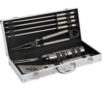 Valisette Bbq Chef Inox Kit Barbecue Complet Inox - Garden Max