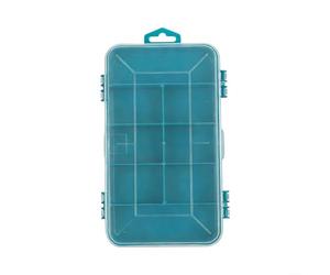 Valixirant Boîte de rangement compacte à 8 emplacements, vis, boulons, clous, écrous et petites fixations pour travaux électriques ou de plomberie