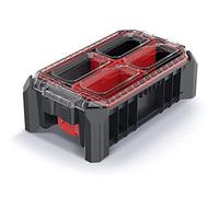 Valle Verde Boîte de rangement pour petites pièces avec séparateurs Transparent 368 x 228 x 126 mm