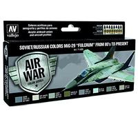 Vallejo - 071605 - Véhicule Miniature AV - MiG-29 Fulcrum 80's on - Assortiment - 17 ML