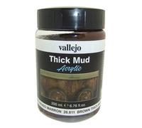 Vallejo ? 200 Ml ? Effets Aux Intempéries Marron D'épaisseur De Boue