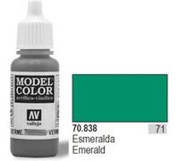 Createx Vallejo Peinture acrylique Model Color Verte Émeraude Mat 18 ml Autonivelante Système BSL