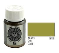 Vallejo acrylic model color - gold (metals 35ml) - val791 vall-70791 G