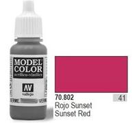 Vallejo acrylic model color - sunset red - val802 vall-70802 G