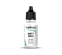Vallejo Base Mate Incoloro 18 ml - Peinture Acrylique Mate - Idéale pour Modélisme et Maquettisme - Flacon de 18 ml - Série Base
