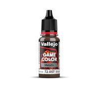 Vallejo Game Color Peinture Acrylique Mate Bronze pour Figurines et Wargames - Flacon de 18 ml avec Compte-Gouttes