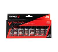 Createx Vallejo Set de peinture acrylique Game Color – 8 encres 18 ml pour ombres et lavis