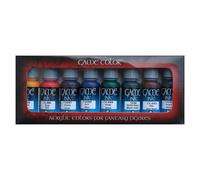 Createx Vallejo Set de peinture acrylique Game Color – 8 encres 18 ml pour ombres et lavis