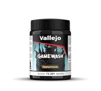 Createx Vallejo Peinture acrylique Game Wash – Ombres & lumières – Noir – 200 ml