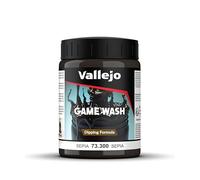Vallejo Game Wash Peinture Acrylique Wash Sepia pour Effets de Ombres et Lumières, 200 ml, Application Facile et Rapide.