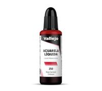 Vallejo Liquid Aquarelle 33250 Crimson 32ml Crimson Aquarelle Peinture