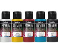 Vallejo Lot de 5 peintures aérographe de qualité supérieure 60 ml