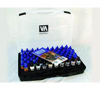 Vallejo Mallette Mecha Color complète, 80 flacons et accessoires