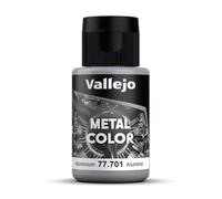 Vallejo Metal Color Peinture Acrylique Aluminium Réaliste pour Aérographe, 32 ml, Idéale pour le Modélisme et les Maquettes.