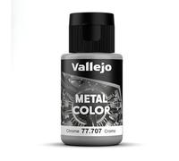 Vallejo Metal Color Chrome 32 ml - Peinture acrylique pour modélisme