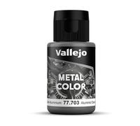 Vallejo Metal Color Peinture Acrylique Métallique pour Aérographe, 32 ml, Idéale pour le Modélisme et les Finitions Réalistes.