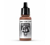 Vallejo Model Air Flacon de peinture acrylique 17 ml Cuivre métallique