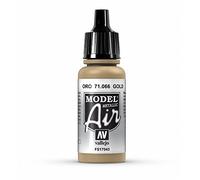Createx Vallejo – Peinture acrylique Model Air – Doré métallique – Flacon 17 ml