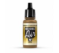Vallejo Model Air Flacon de peinture acrylique 17 ml marron doré