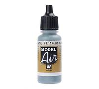 Createx Vallejo – Peinture acrylique Model Air – Flacon 17 ml – Us Blue Grey