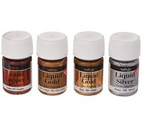 Vallejo Model Color Lot de 4 flacons de couleur Or liquide