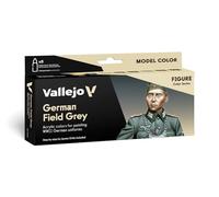 Vallejo Model Color Peinture Acrylique German Field Grey Mat, 18 ml, Autonivelante et Système BSL pour Modélisme et Figurines