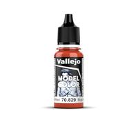 Vallejo Model Color Peinture Acrylique Rouge Amarante Mat 18 ml - Autonivelante et Système BSL pour Modélisme et Figurines