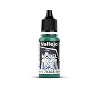 Createx Vallejo Peinture acrylique Model Color Verte Émeraude Mat 18 ml Autonivelante Système BSL