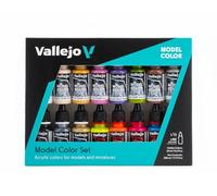 Ensemble de couleurs Vallejo Model Color Wargame Special 16 flacons