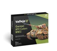Vallejo Model Color WWII Lot de 16 peintures acryliques allemandes Couleurs assorties