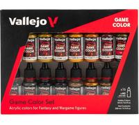 Vallejo New Game Color Set Cuir et métal Leather & Metal 16 flacons