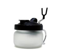 Vallejo Outils de Modélisme Station de Nettoyage pour Aérographe. Kit de Nettoyage avec Support et Bouteille en Verre pour Entretien et Maintenance de l'Aérographe.