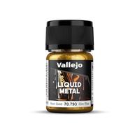 Createx Vallejo - Peinture acrylique métallisée Or riche 35 ml - Aérographe & pinceau