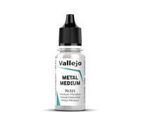 Createx Vallejo Peinture acrylique pour modélisme Metal Medium 17 ml