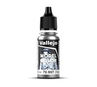 Vallejo Peinture acrylique pour modélisme 17 ml metallic silver