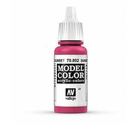 Vallejo Peinture acrylique pour modélisme 17 ml rouge sunset