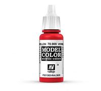 Vallejo Peinture acrylique pour modélisme 17 ml Vermillon