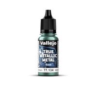 Createx Vallejo Peinture métallique Dusken Green – Effet métallique, Haute couverture – 18 ml