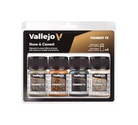 Vallejo Pigments Set 73192 Stone & Cement (4)