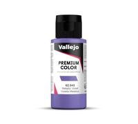 Vallejo Premium Color Peinture Acrylique Métallique Violette pour Aérographe - Peinture pour Modélisme et Maquettes - Flacon de 60 Ml avec Bouchon à Charnière